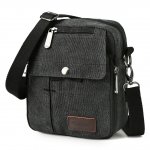 Zicac Men's Small Vintage Multipurpose Canvas Shoulder Bag Messenger Bag Purse