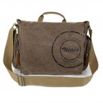Zicac Men's Vintage Canvas Shoulder Business style Bag Messenger Bag Crossbody bag