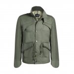 Zicac Men's Military Slim Fit Jacket Coat Rider Zip Button Hoody 3 Colors