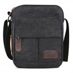 Zicac Men's Retro Small Canvas Cross Body Everyday Satchel Bag