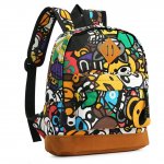 Zicac Mochilas Infantiles, Lona Bolsa Mochila Niño Mochila Bebe Guarderia Mochila Escolar con animal para Niñas y Niños de 1 a 3 años de edad