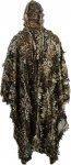 Zicac Outdoor 3D Leaves Camouflage Ghillie Poncho Camo Cape Cloak Stealth Ghillie Suit Military CS Woodland Hunting Poncho (Camo)