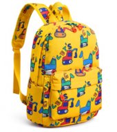 Zicac Toddler Backpack Cute Canvas Preschool Backpacks for Boys Girls, Kids Backpack Perfect for Daycare and Preschool