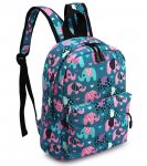 Zicac Children's Cute Canvas Backpacks Toddler Backpack (M/Age 3-5 Years, Lake Blue)