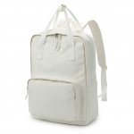 Zicac DIY White Canvas Backpack Students Daypack